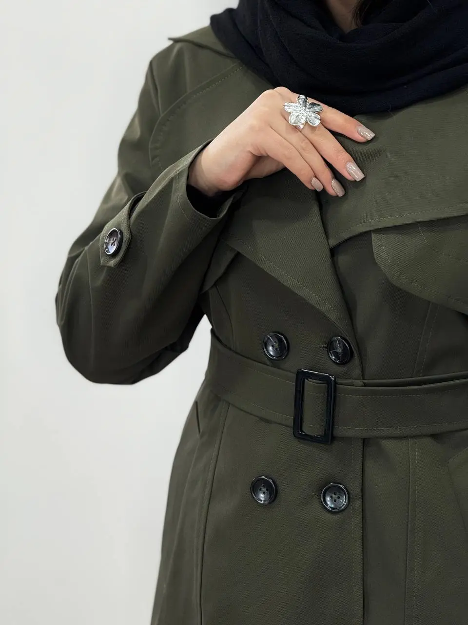 ترنچ کت آستردار پری رخ